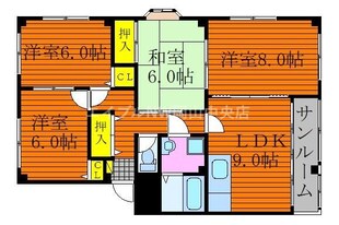 ドルチェ新保の物件間取画像